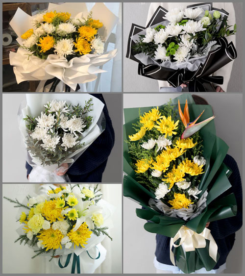 河北沧州肃宁县付家佐乡白事花束代送